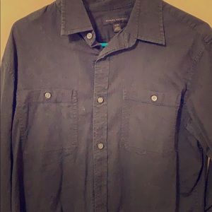 Banana Republic pocket front LS shirt